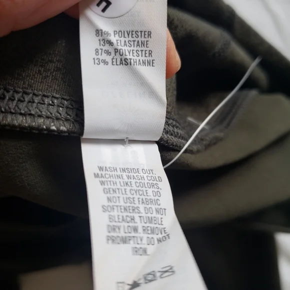 Aerie Offline The Hugger High Waisted Crackle Legging Olive/Army Green Sz M NWT - Picture 12 of 13